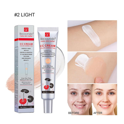Hydrating CC Cream with SPF 25 – Full Coverage Foundation & Primer with Centella Asiatica